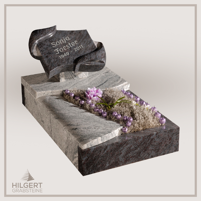 UR-GR-303 | Hilgert Grabsteine | Urnengrabstein aus Granit