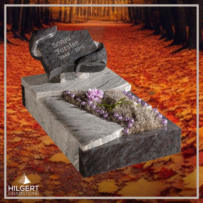 UR-GR-303 | Hilgert Grabsteine | Urnengrabstein aus Granit