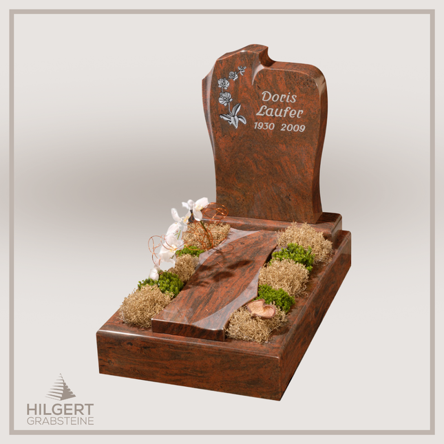 UR-GR-305 | Hilgert Grabsteine | Urnengrabstein aus Granit