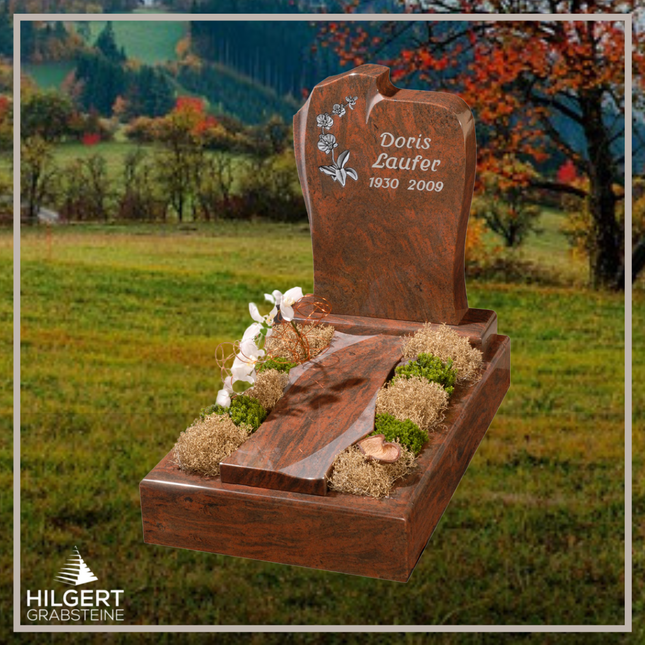 UR-GR-305 | Hilgert Grabsteine | Urnengrabstein aus Granit