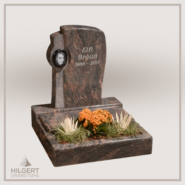 UR-GR-306 | Hilgert Grabsteine | Urnengrabstein aus Granit