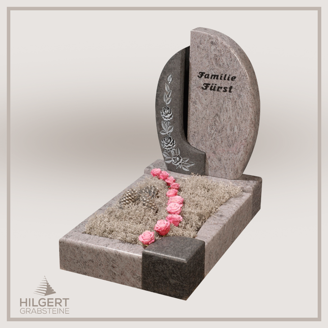 UR-GR-308 | Hilgert Grabsteine | Urnengrabstein aus Granit