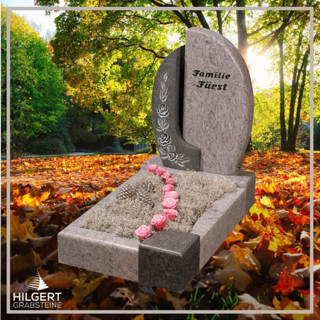 UR-GR-308 | Hilgert Grabsteine | Urnengrabstein aus Granit