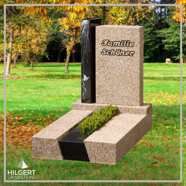 UR-GR-310 | Hilgert Grabsteine | Urnengrabstein aus Granit