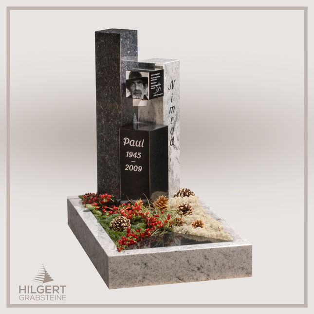 UR-GR-311 | Hilgert Grabsteine | Urnengrabstein aus Granit