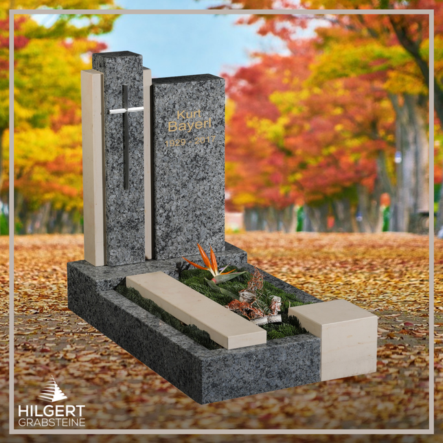 UR-GR-363 | Hilgert Grabsteine | Urnengrabstein aus Granit
