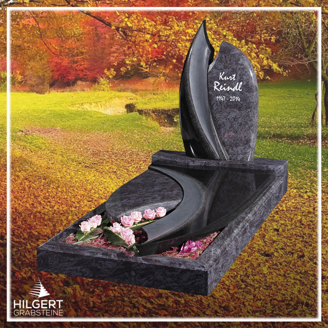 UR-GR-385 | Hilgert Grabsteine | Urnengrabstein aus Granit