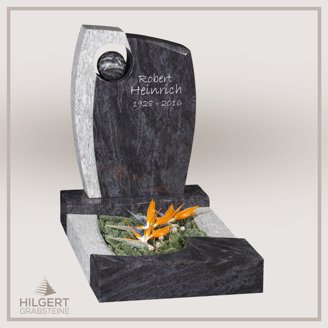 UR-GR-406 | Hilgert Grabsteine | Urnengrabstein aus Granit