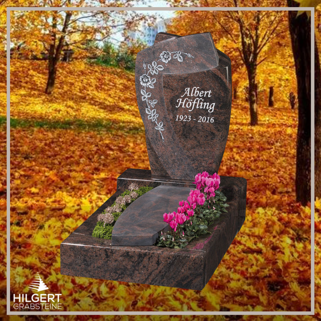 UR-GR-413 | Hilgert Grabsteine | Urnengrabstein aus Granit
