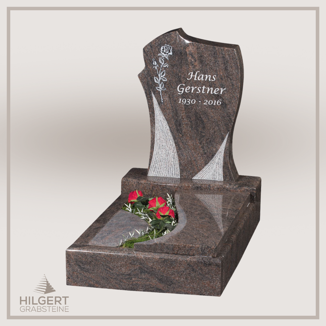 UR-GR-414 | Hilgert Grabsteine | Urnengrabstein aus Granit