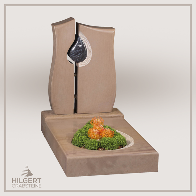 UR-GR-415 | Hilgert Grabsteine | Urnengrabstein aus Granit
