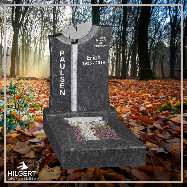 UR-GR-416 | Hilgert Grabsteine | Urnengrabstein aus Granit