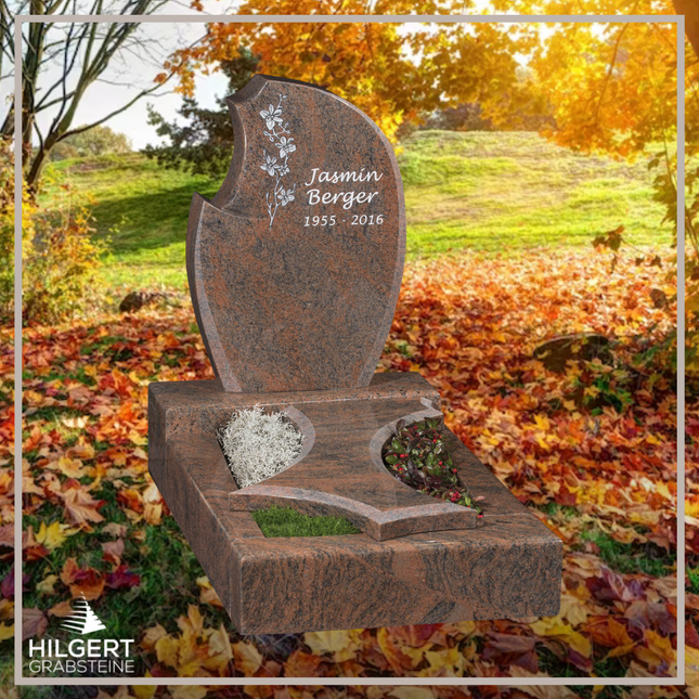 UR-GR-419 | Hilgert Grabsteine | Urnengrabstein aus Granit