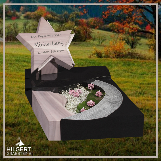 UR-GR-421 | Hilgert Grabsteine | Urnengrabstein aus Granit