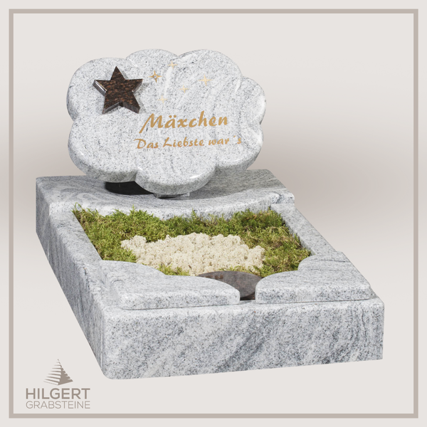 UR-GR-423 | Hilgert Grabsteine | Urnengrabstein aus Granit