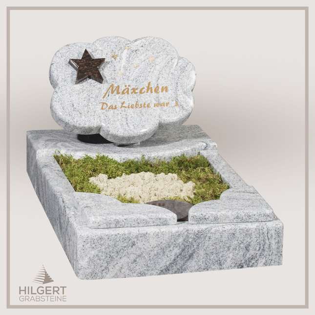 UR-GR-423 | Hilgert Grabsteine | Urnengrabstein aus Granit