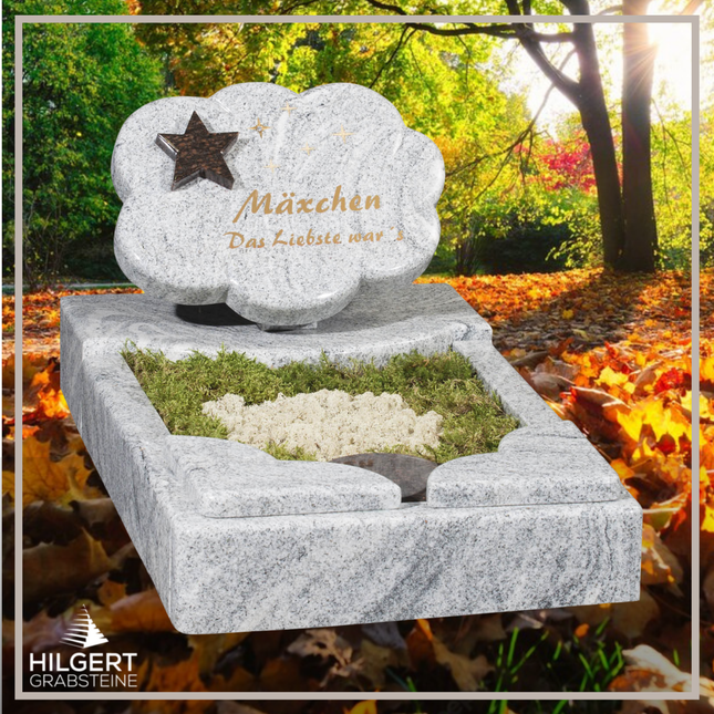 UR-GR-423 | Hilgert Grabsteine | Urnengrabstein aus Granit