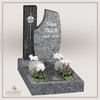 UR-GR-424 | Hilgert Grabsteine | Urnengrabstein aus Granit