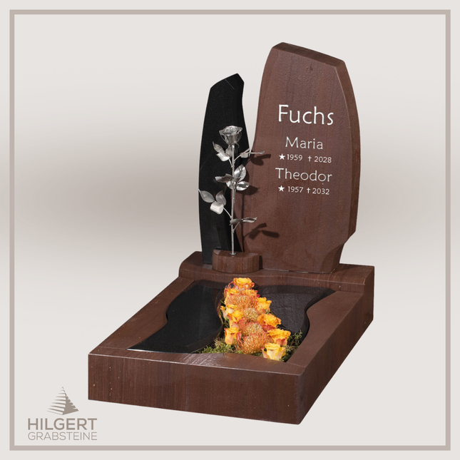 UR-GR-426 | Hilgert Grabsteine | Urnengrabstein aus Granit