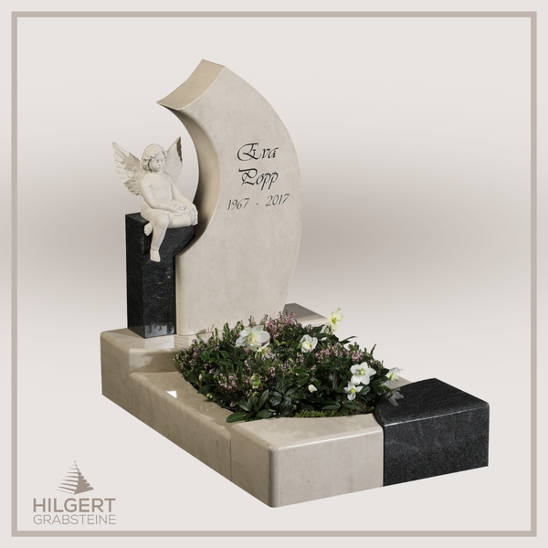 UR-GR-427 | Hilgert Grabsteine | Urnengrabstein aus Granit