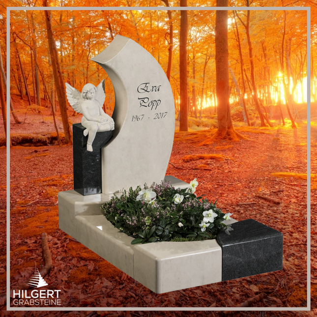 UR-GR-427 | Hilgert Grabsteine | Urnengrabstein aus Granit