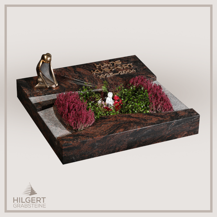 UR-GR-430 | Hilgert Grabsteine | Urnengrabstein aus Granit