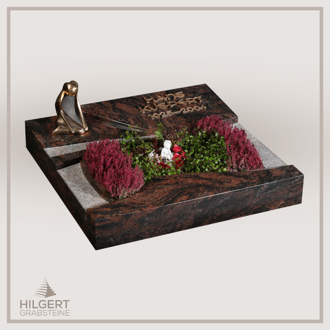 UR-GR-430 | Hilgert Grabsteine | Urnengrabstein aus Granit