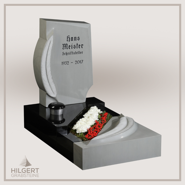 UR-GR-431 | Hilgert Grabsteine | Urnengrabstein aus Granit