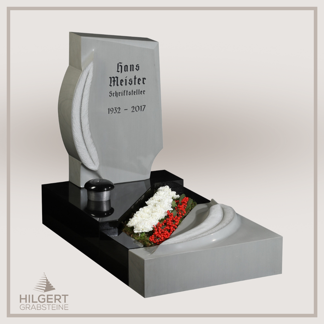 UR-GR-431 | Hilgert Grabsteine | Urnengrabstein aus Granit