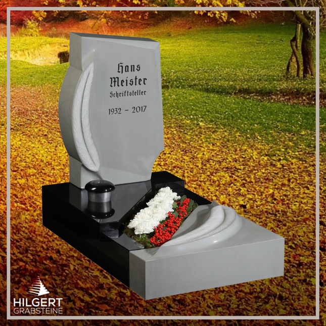UR-GR-431 | Hilgert Grabsteine | Urnengrabstein aus Granit