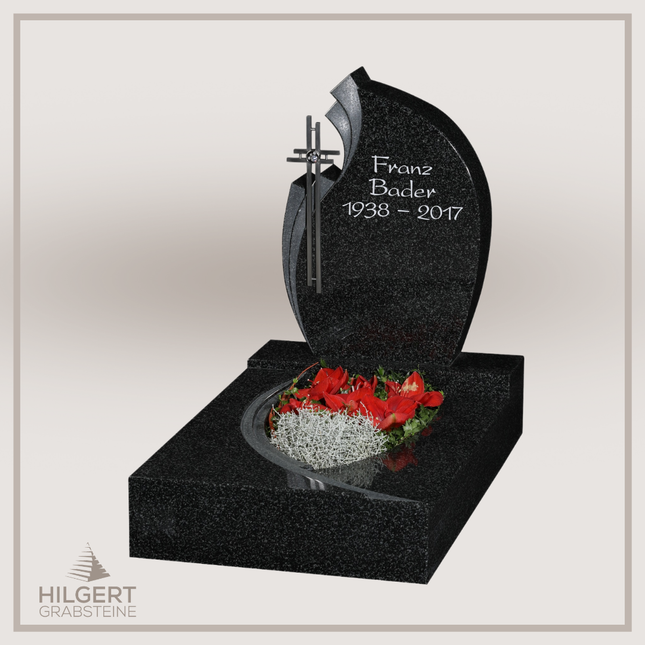 UR-GR-432 | Hilgert Grabsteine | Urnengrabstein aus Granit