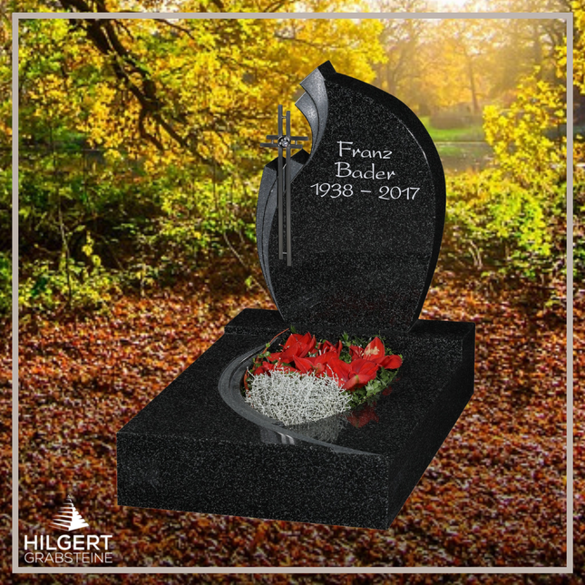 UR-GR-432 | Hilgert Grabsteine | Urnengrabstein aus Granit