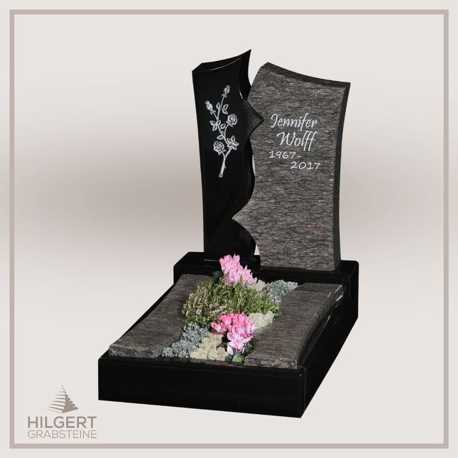 UR-GR-433 | Hilgert Grabsteine | Urnengrabstein aus Granit