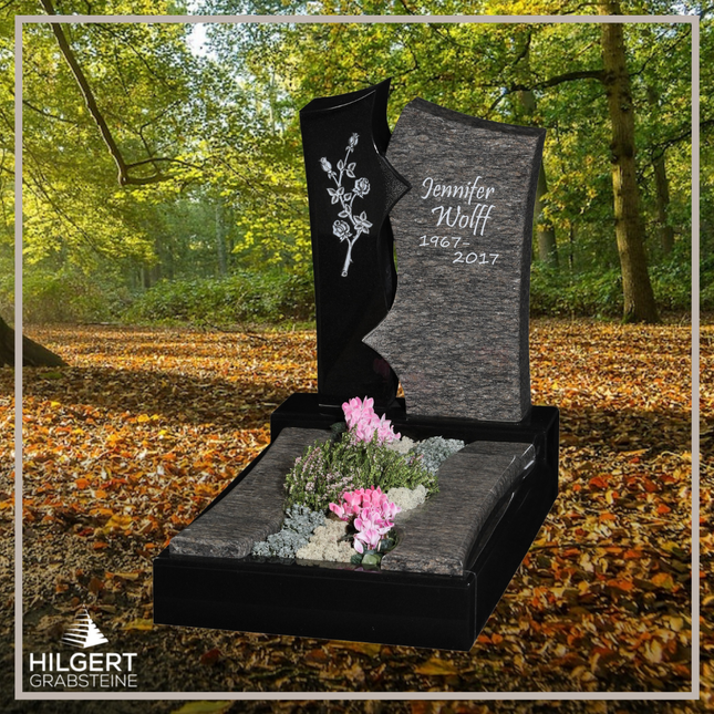 UR-GR-433 | Hilgert Grabsteine | Urnengrabstein aus Granit