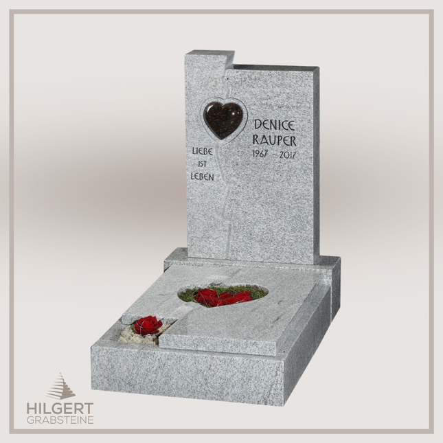 UR-GR-434 | Hilgert Grabsteine | Urnengrabstein aus Granit
