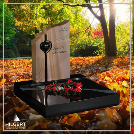 UR-GR-436 | Hilgert Grabsteine | Urnengrabstein aus Granit