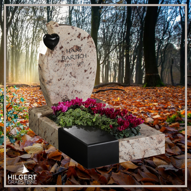 UR-GR-437 | Hilgert Grabsteine | Urnengrabstein aus Granit