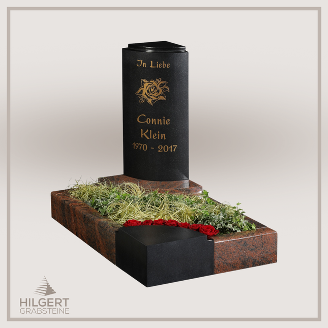 UR-GR-438 | Hilgert Grabsteine | Urnengrabstein aus Granit