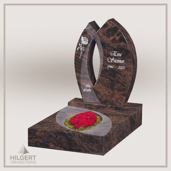 UR-GR-488 | Hilgert Grabsteine | Urnengrabstein aus Granit