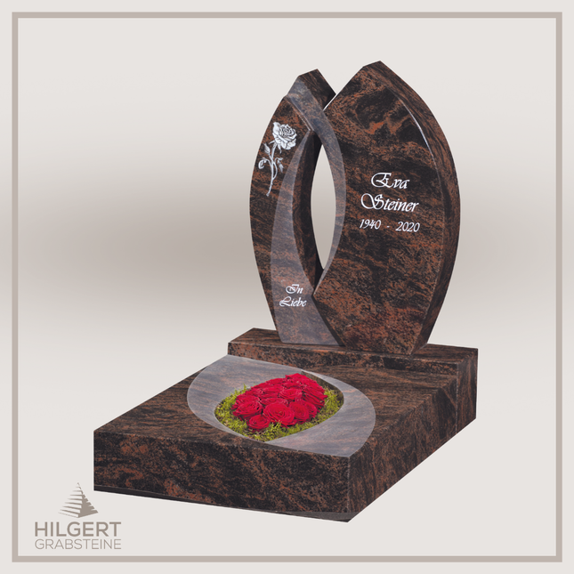 UR-GR-488 | Hilgert Grabsteine | Urnengrabstein aus Granit