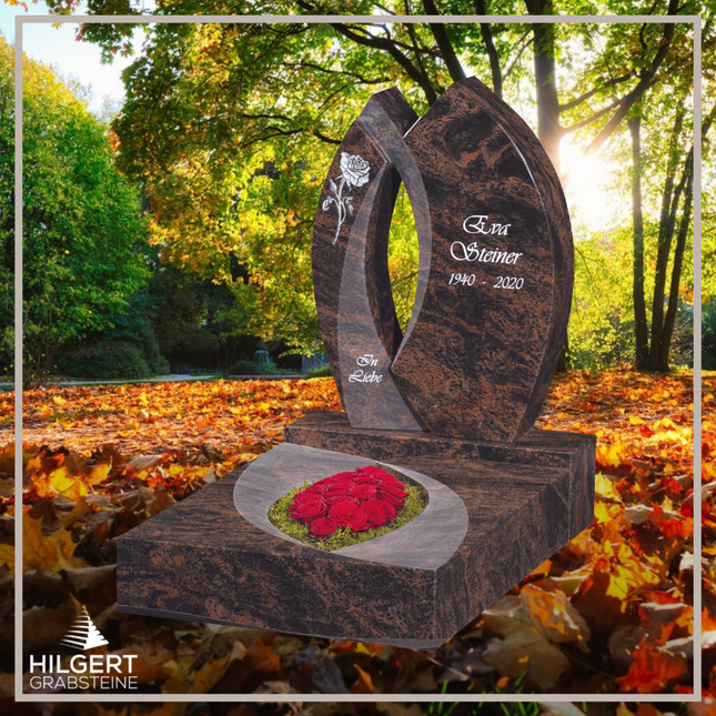 UR-GR-488 | Hilgert Grabsteine | Urnengrabstein aus Granit