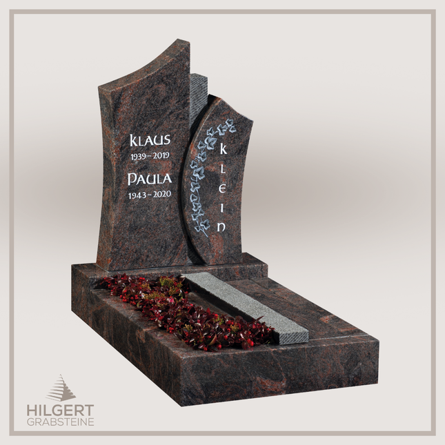 UR-GR-489 | Hilgert Grabsteine | Urnengrabstein aus Granit