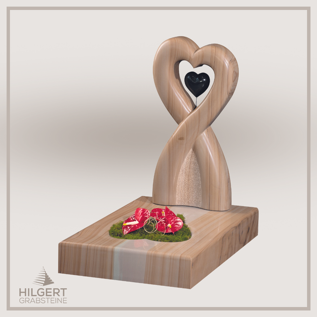 UR-GR-493 | Hilgert Grabsteine | Urnengrabstein aus Granit