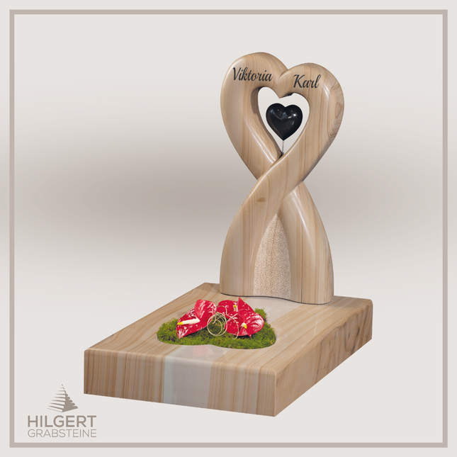 UR-GR-493 | Hilgert Grabsteine | Urnengrabstein aus Granit