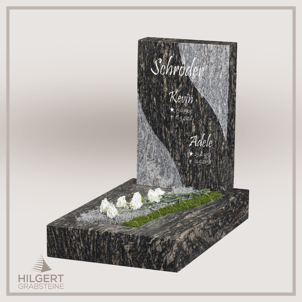 UR-GR-494 | Hilgert Grabsteine | Urnengrabstein aus Granit