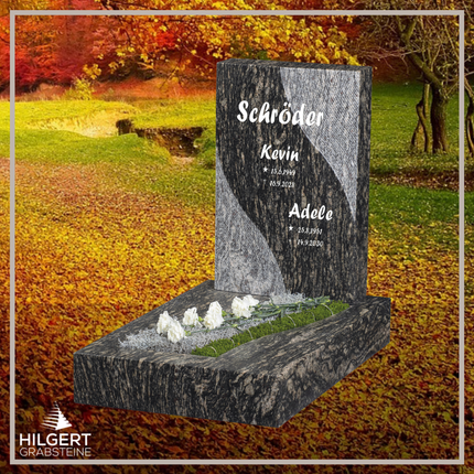 UR-GR-494 | Hilgert Grabsteine | Urnengrabstein aus Granit