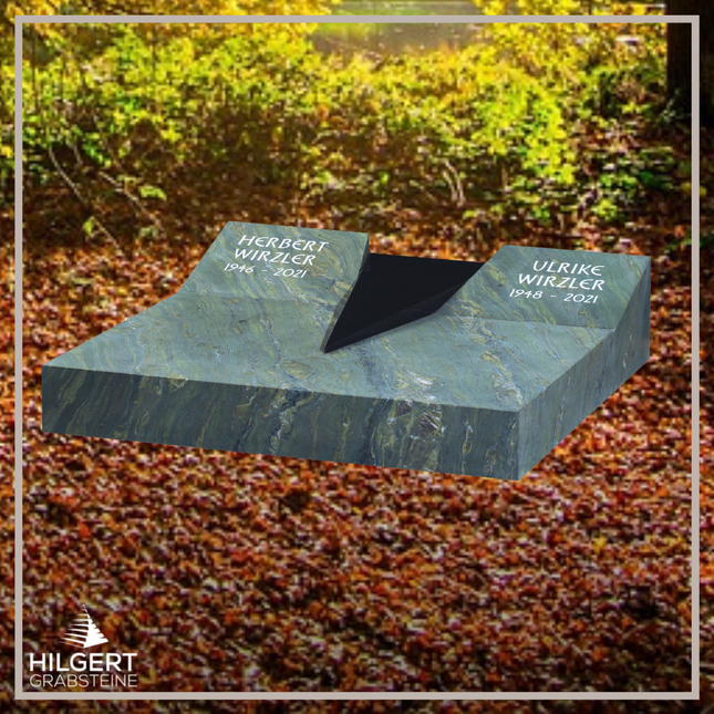 UR-GR-495 | Hilgert Grabsteine | Urnengrabanlage aus Granit
