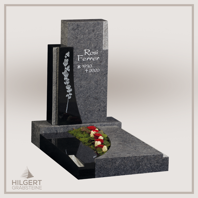 UR-GR-497 | Hilgert Grabsteine | Urnengrabstein aus Granit