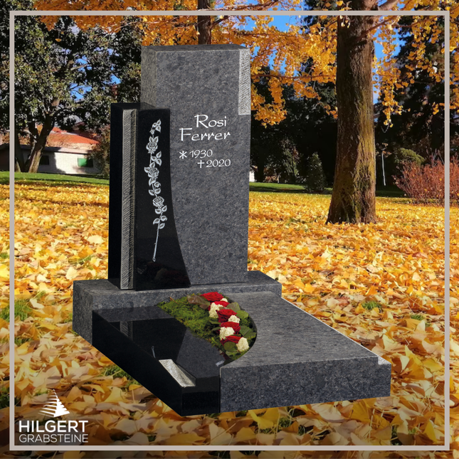 UR-GR-497 | Hilgert Grabsteine | Urnengrabstein aus Granit
