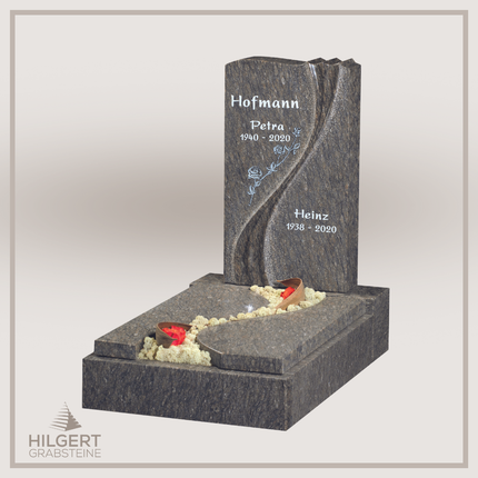 UR-GR-500 | Hilgert Grabsteine | Urnengrabstein aus Granit